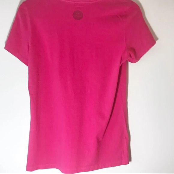 Life is Good Pink Crusher Tee‎ Size Small Myrtle Beach Barbie Pink Vacay Ocean S - Picture 5 of 7